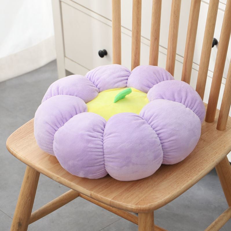 Soft Pumpkin Chair Cushion - Plush Modern Office & Living Room Throw Pillow