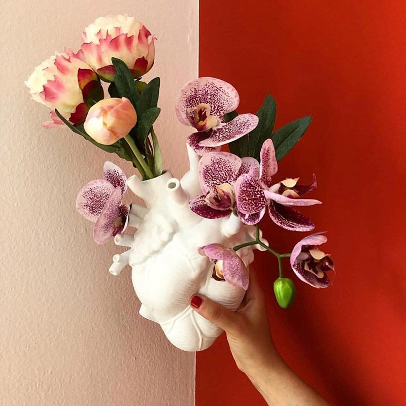 Nordic Style Flower Vase - Decorative Resin Plant Pot