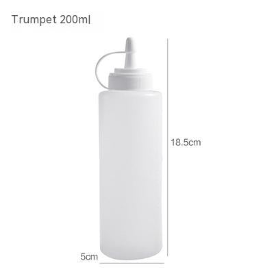 Food Grade Plastic Squeeze Bottle for Seasonings 200ml/300ml - Eco-Friendly Kitchen Storage