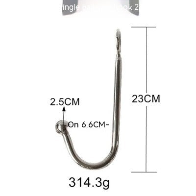 One-Piece Stainless Steel Anal Hook Collar for Adult Wellness