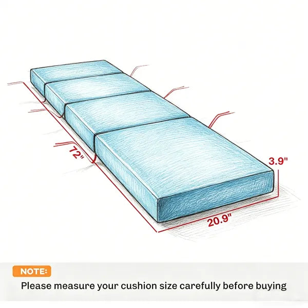 Chaise Lounge Cushion - Only Seat