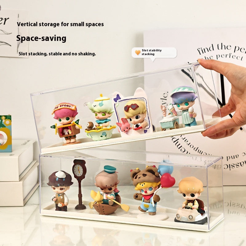 Acrylic Storage Box for Building Blocks - Modern Home Organization