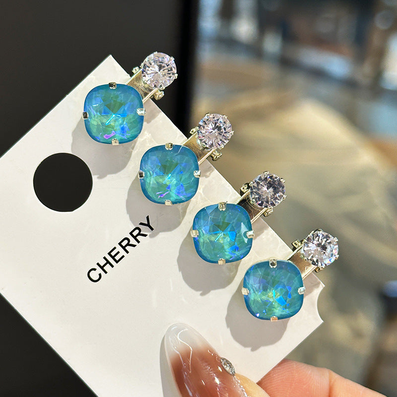 Crystal Duckbill Barrette Hairpin