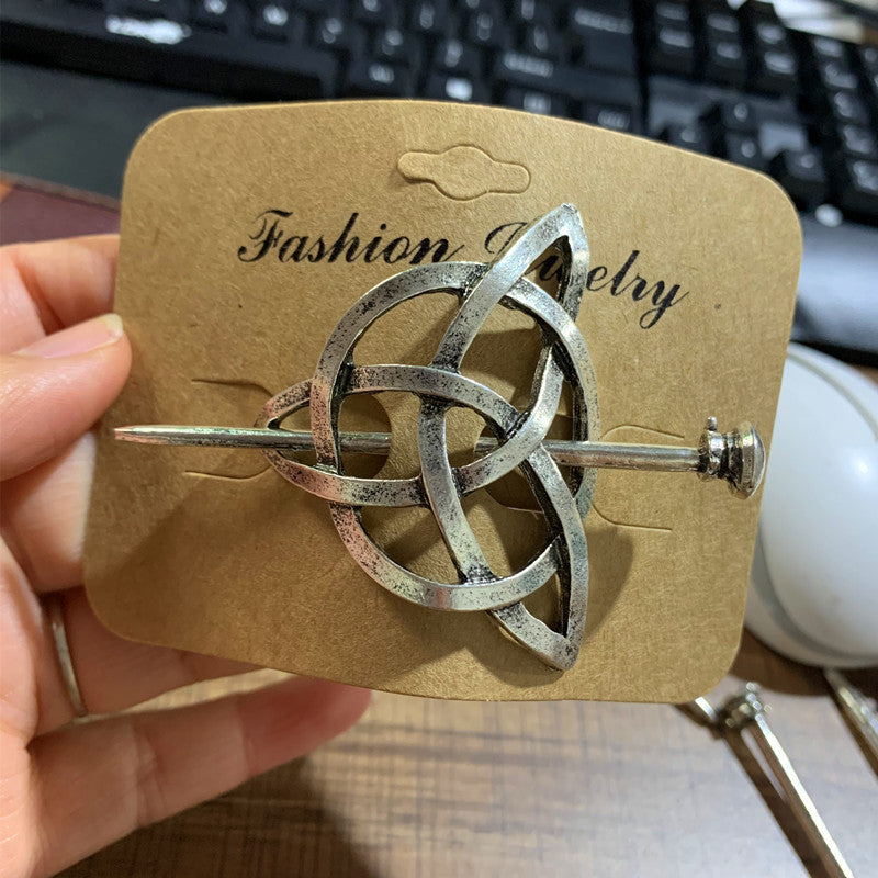 Retro Alloy Ethnic Style Antique Hairpin Hair Accessory - Metal U-Shape