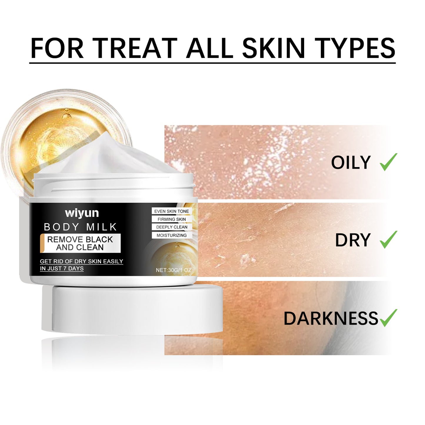 Collagen Firming Body Milk - Moisturizing & Brightening Skin Cream