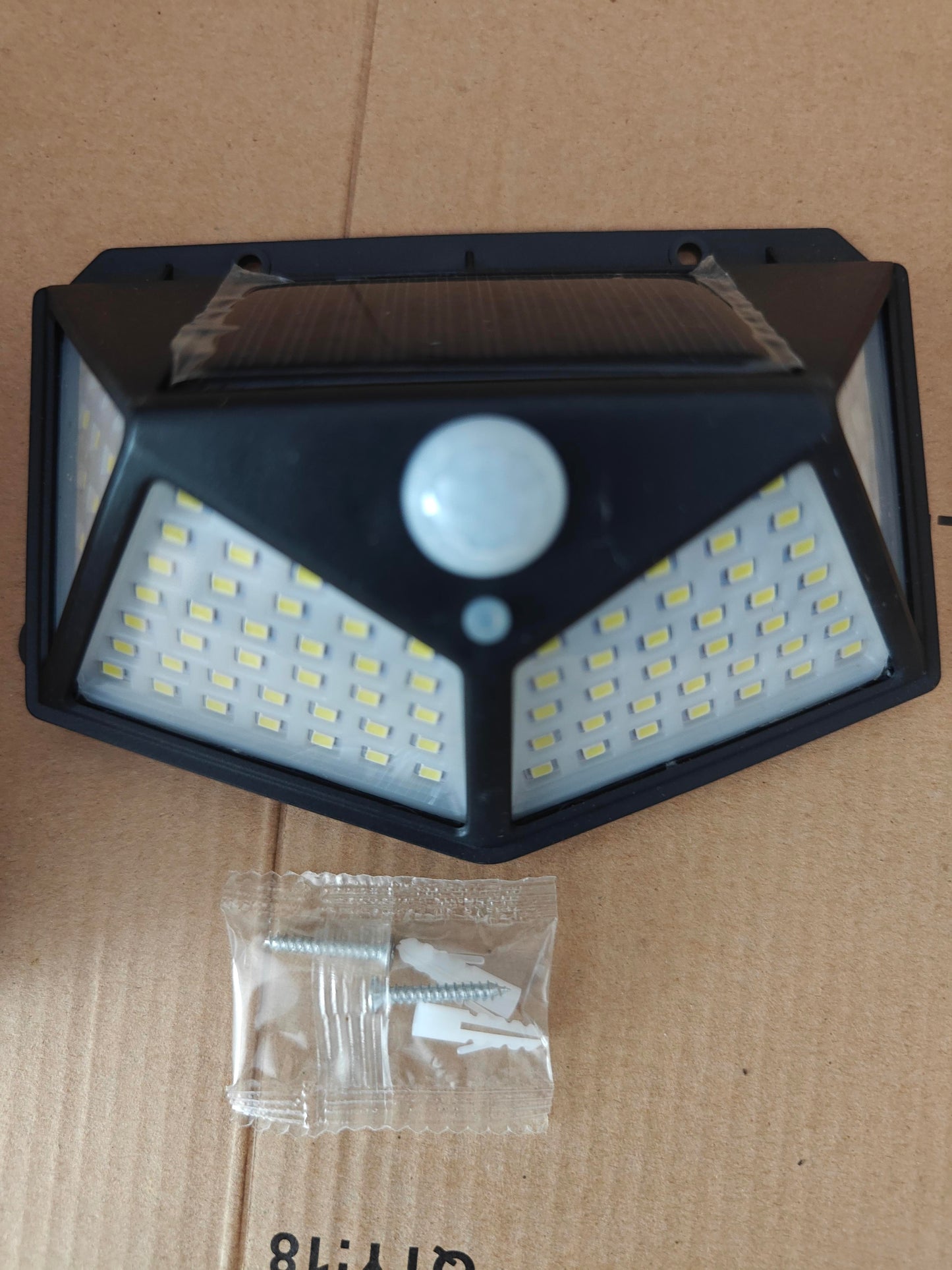 2-Pack Solar LED Wall Lights - Outdoor Garden & Patio Lighting