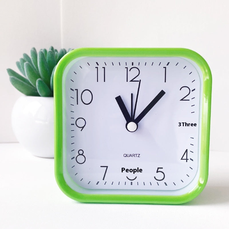 Voice-Controlled LED Bedside Clock with Calendar and Luminous Display