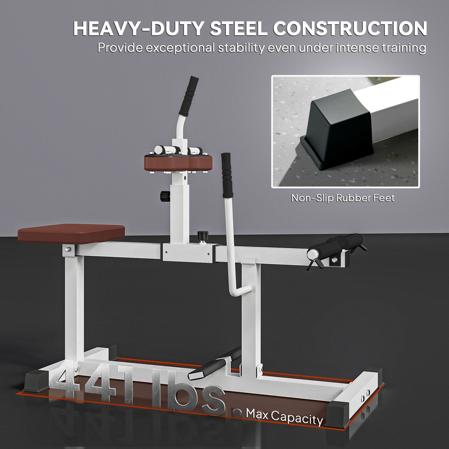 Adjustable Seated Calf Raise Machine - Durable Steel Construction