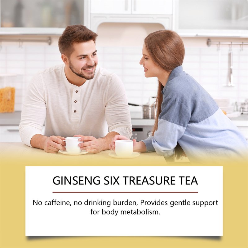 Ginseng Liubao Qixue Health Tea - 15 Pieces