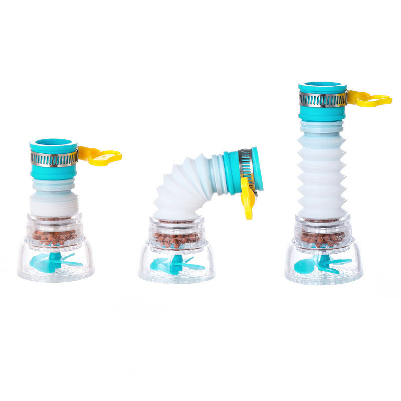 Adjustable Water Filter Shower Nozzle with Splash-Proof Sprayer for Tap Faucet