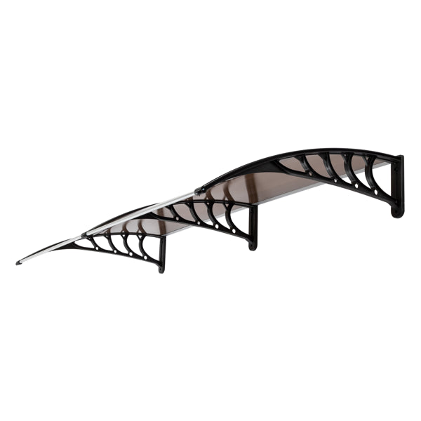 Rain Cover for Doors & Windows - 80x38in Brown Board with Holder