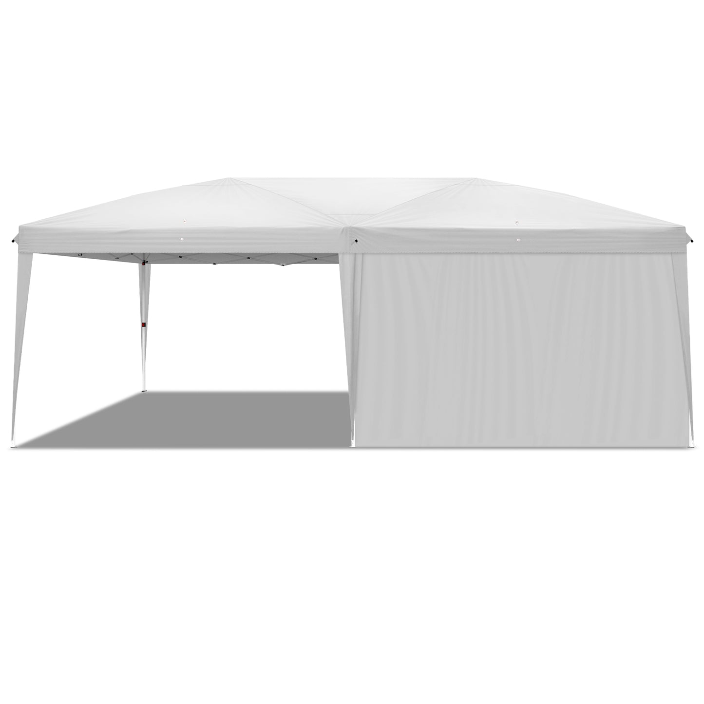 20x10ft White Waterproof Folding Tent with 2 Windows