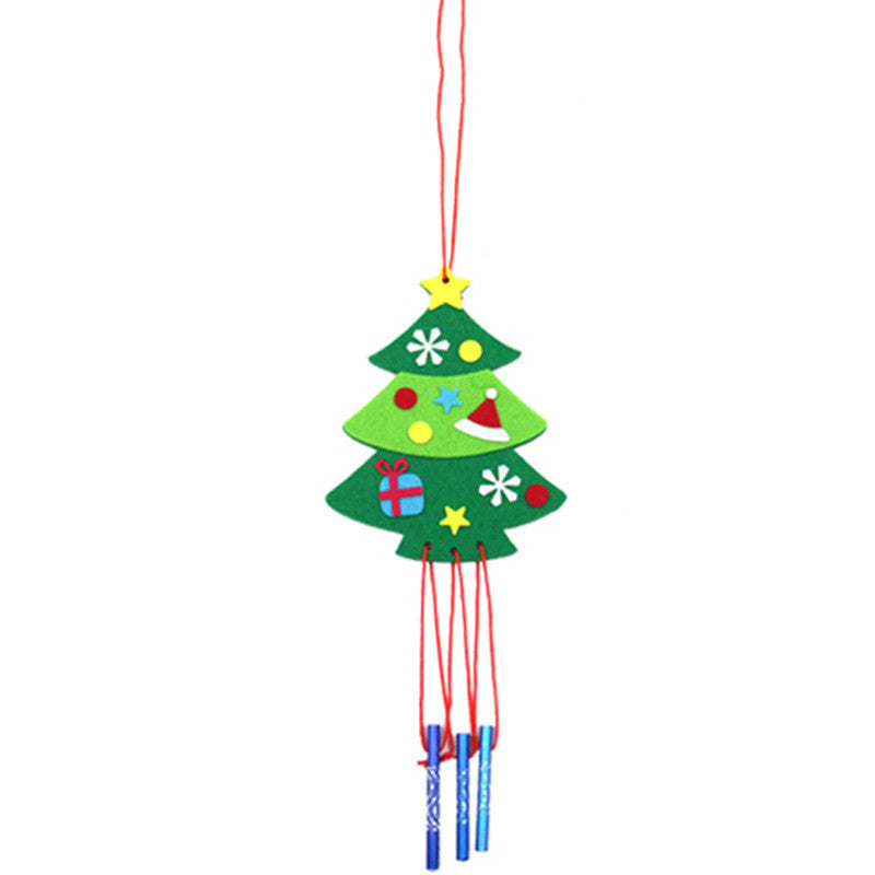 Christmas Wind Chime Decoration Pendant Nonwoven Festive Outdoor Decor