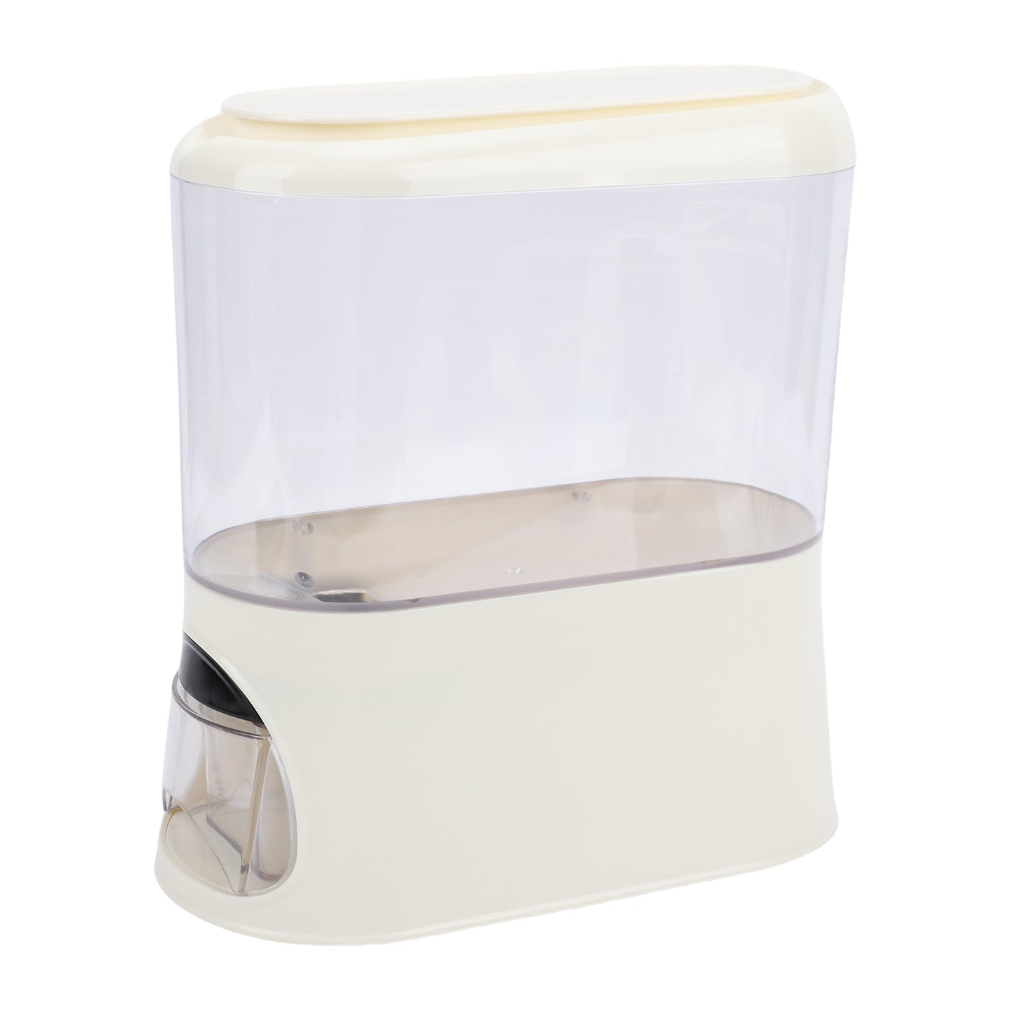 Rice Dispenser With Cup PP Sealed Clear Dry Food Storage Grain