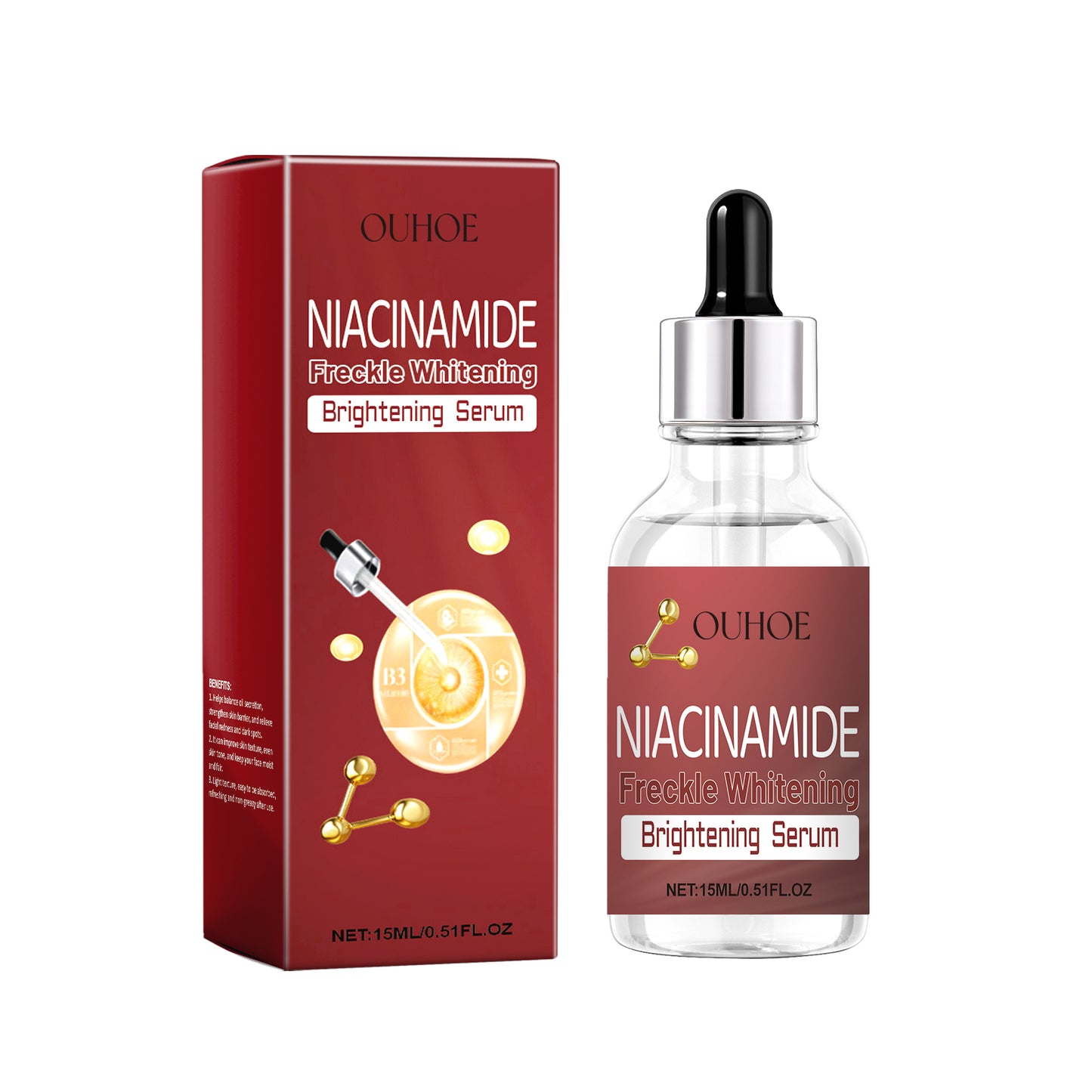 Brightening Facial Serum with Niacinamide & Arbutin - Dark Spot Corrector