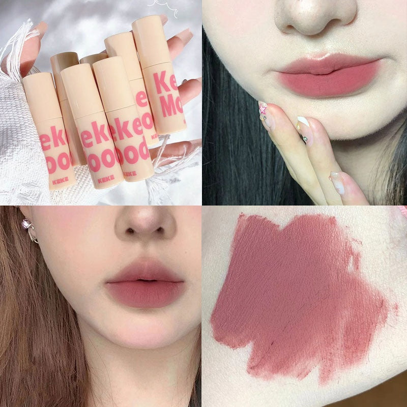 Velvet Lip Gloss - Matte Finish, Long-lasting, Nonstick Lip Makeup