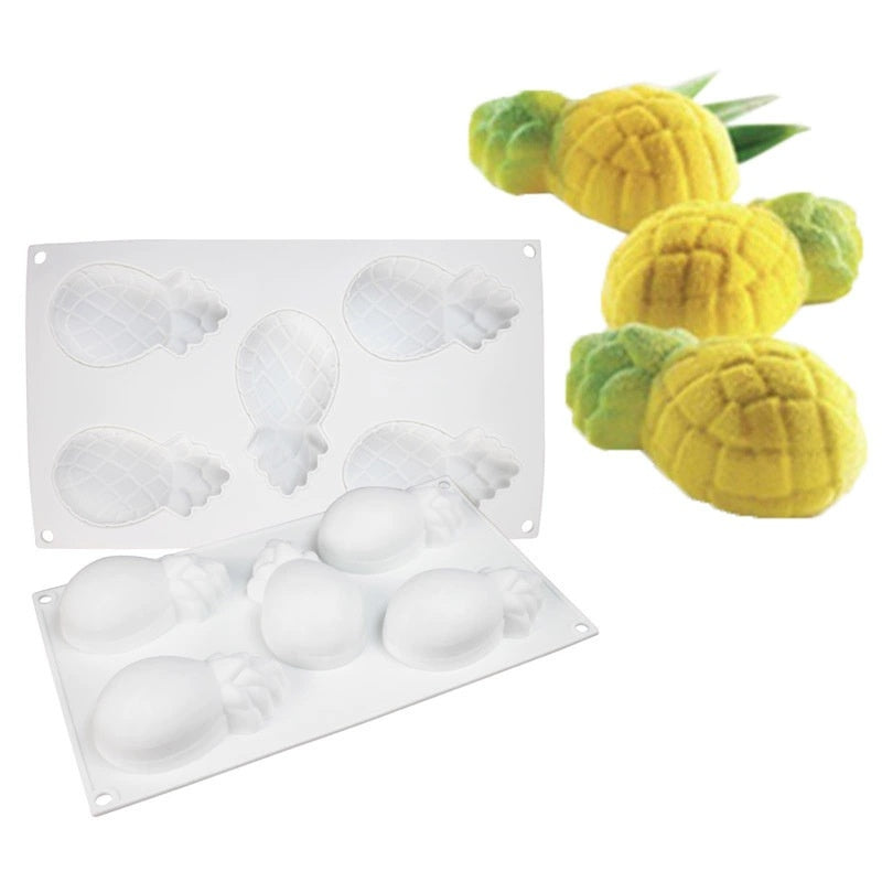 Silicone Fruit Candle Mold for Baking and Crafting - Assorted Shapes & Sizes