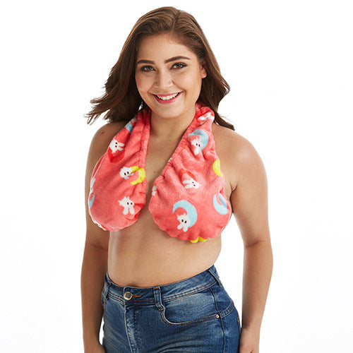 Women's Personalized One-Piece Towel for Spa & Beach - Customizable