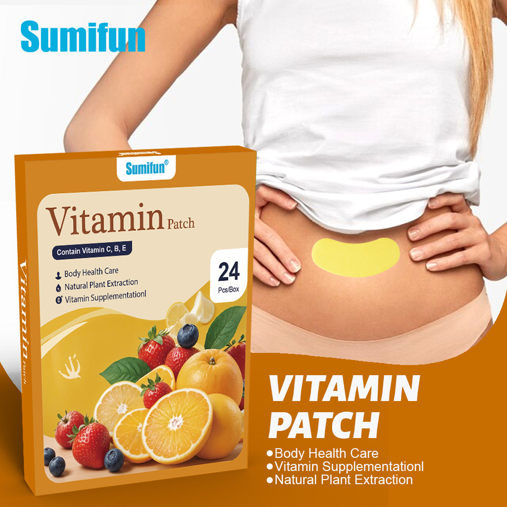Vitamin Pain Relief Plaster Patches - 24 Count