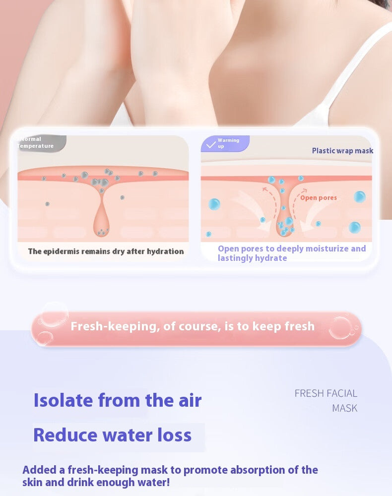 Disposable Facial Mask Sheet Hydrating Skin Care 100 Pieces