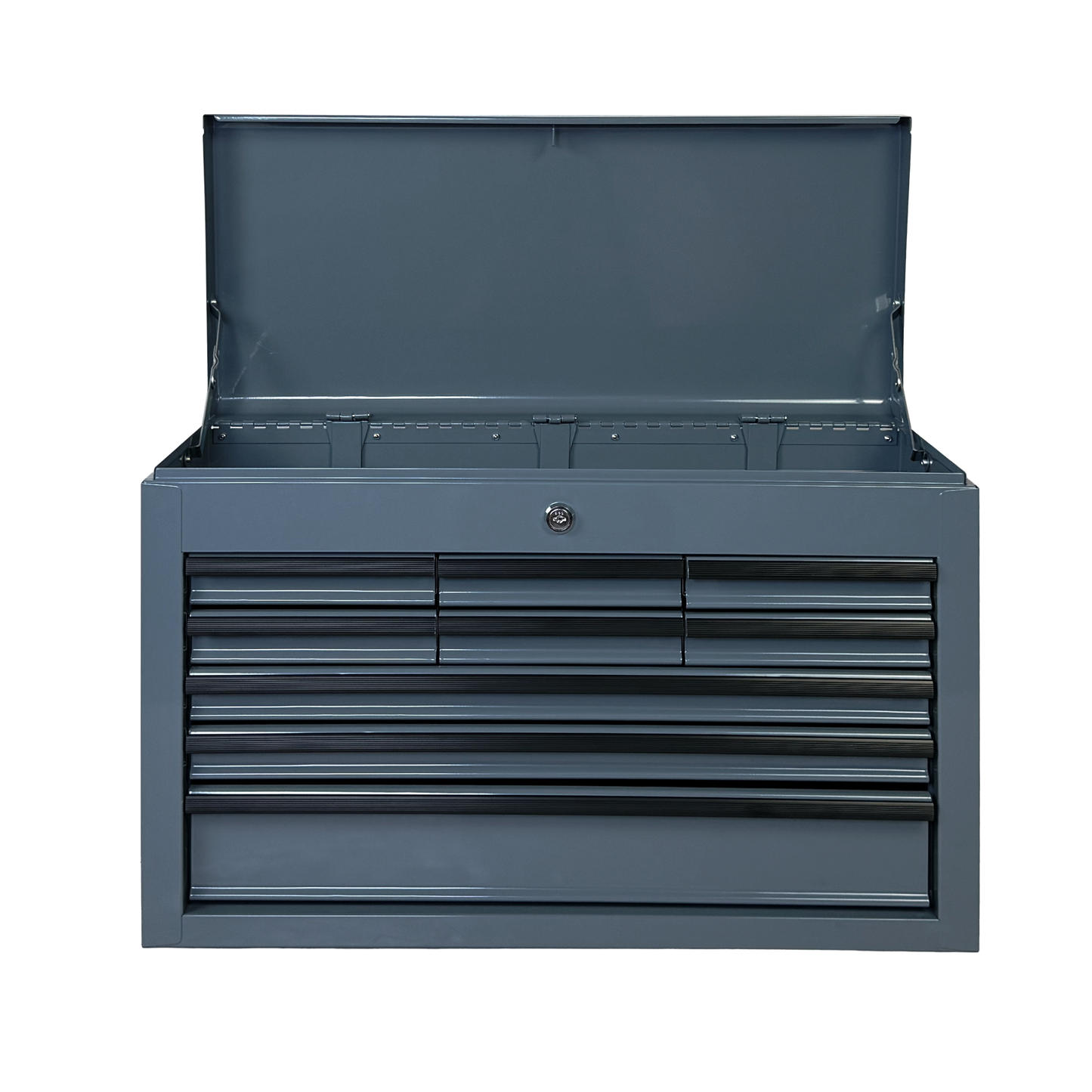 Heavy Duty Metal Tool Box 24 Inch with 9 Drawers & Locking System – Portable Steel Storage Chest