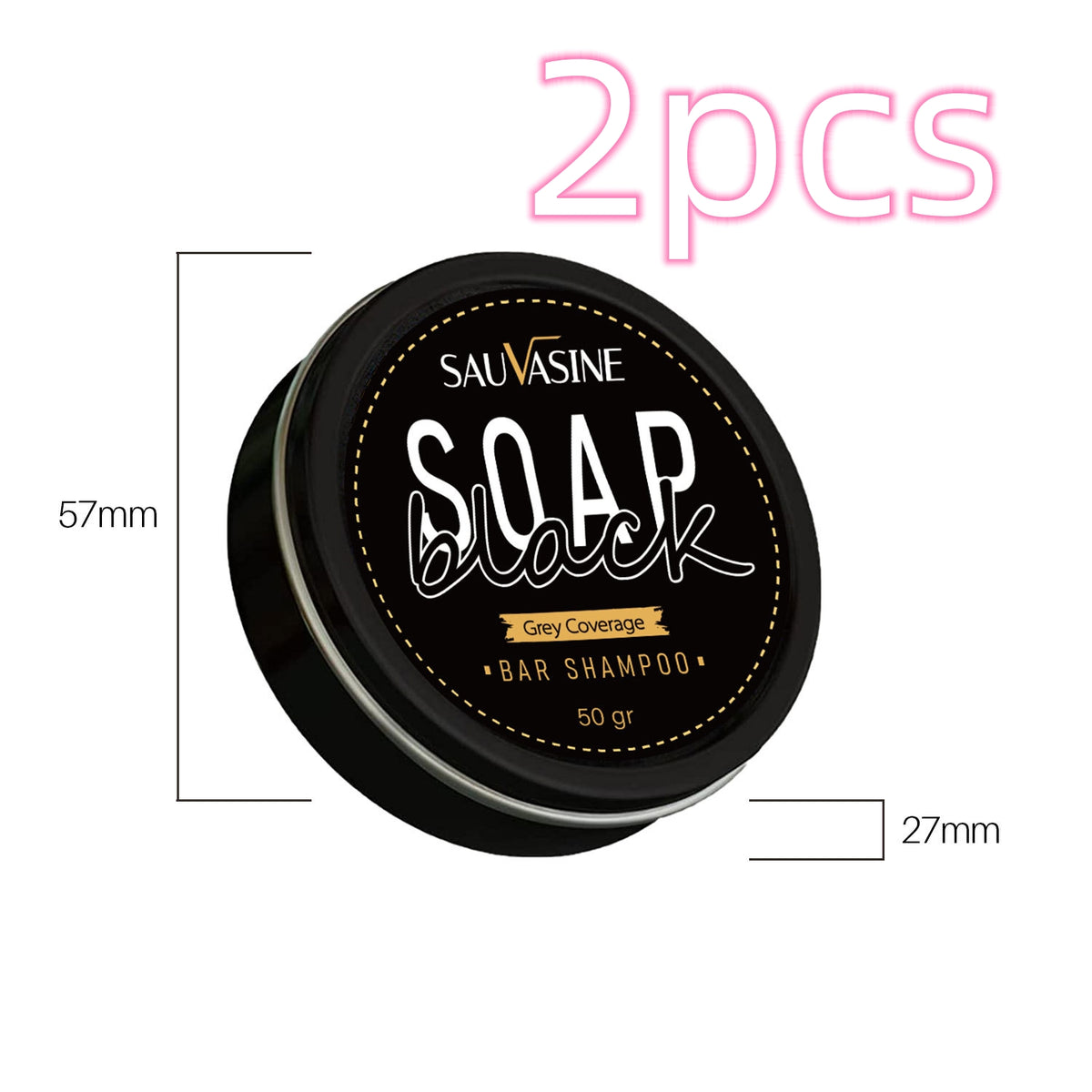 Moisturizing Polygonum Multiflorum Handmade Hair Soap - 50g
