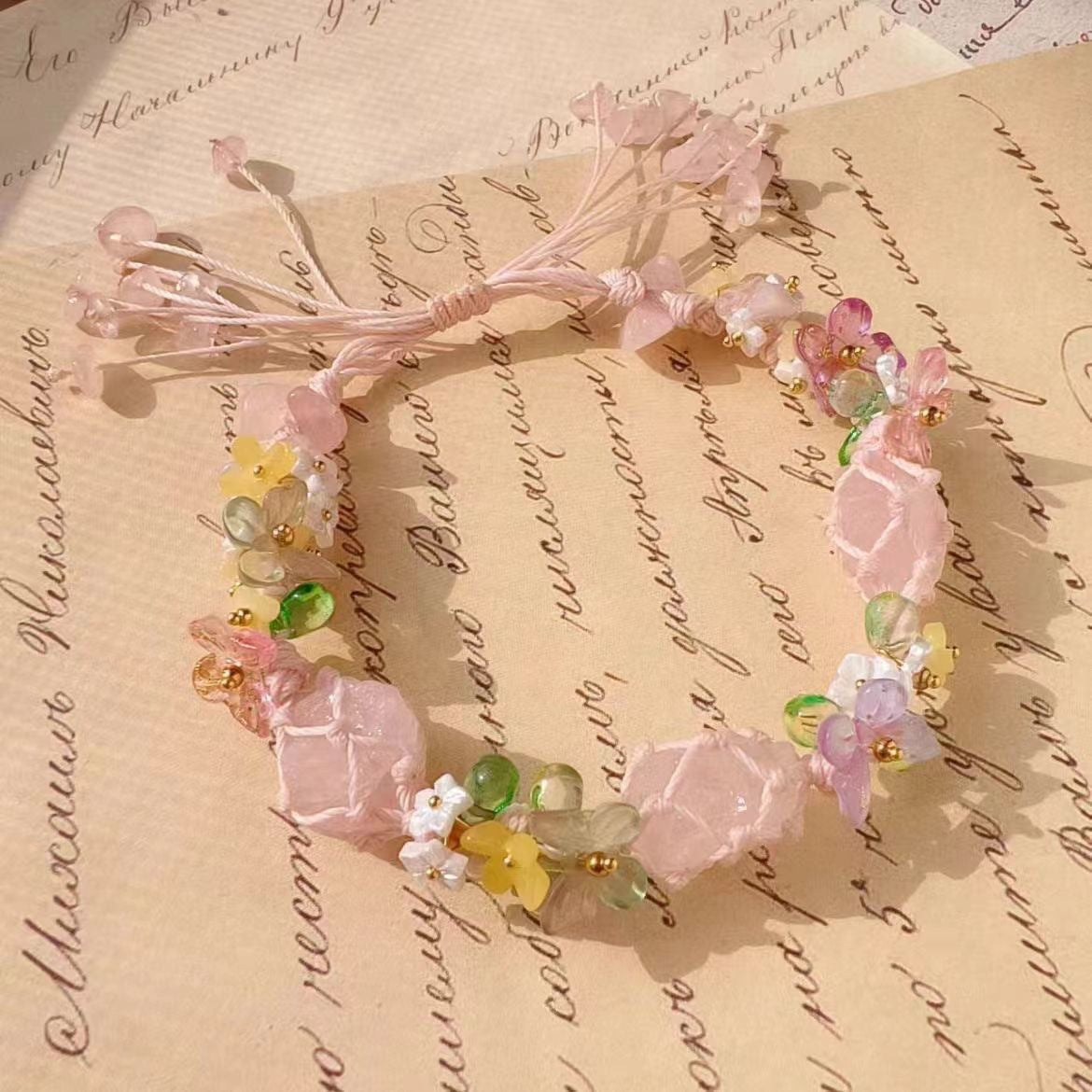 Handmade Woven Bracelet Carrying Strap - Exquisite Adjustable Jewelry Accessory