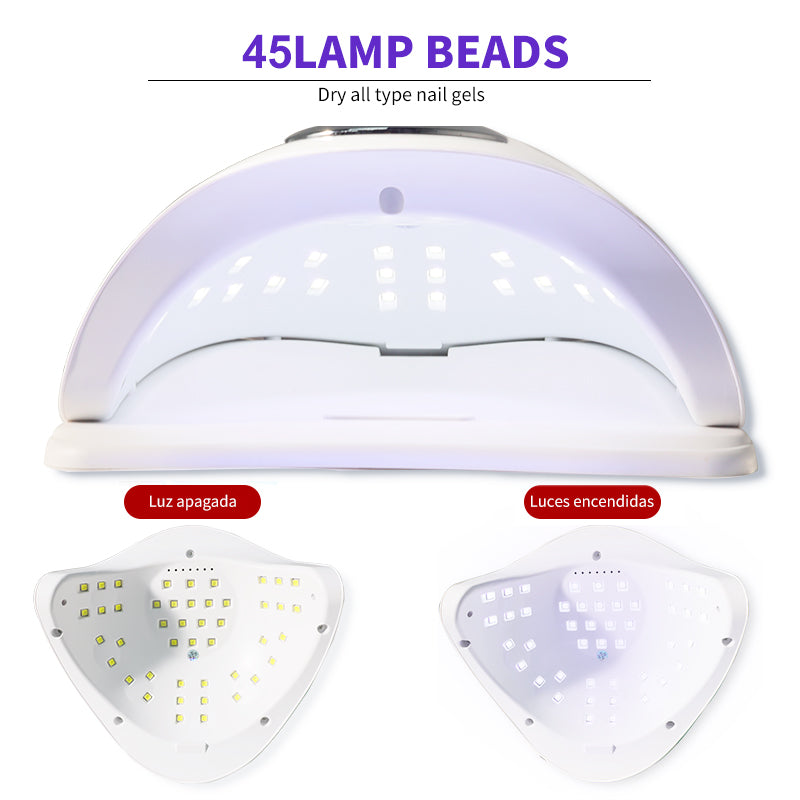 Professional UV LED Nail Lamp - Fast-Curing Gel Nail Dryer with Sensor