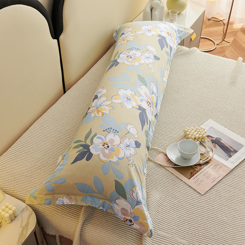 Double Cotton Pillowcase with Cartoon Prints - 48x120cm Home Textiles