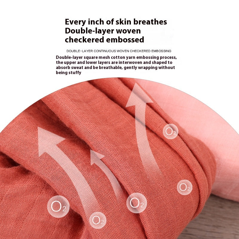 Infant Double-Layer Gauze Blanket - Soft Breathable Baby Bedding 120x120cm