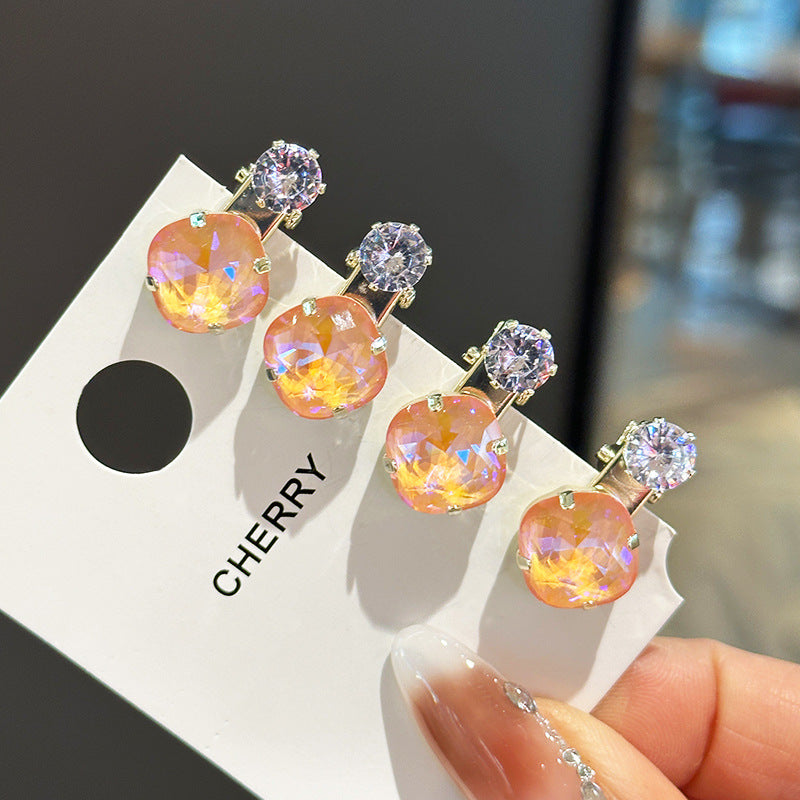 Crystal Duckbill Barrette Hairpin