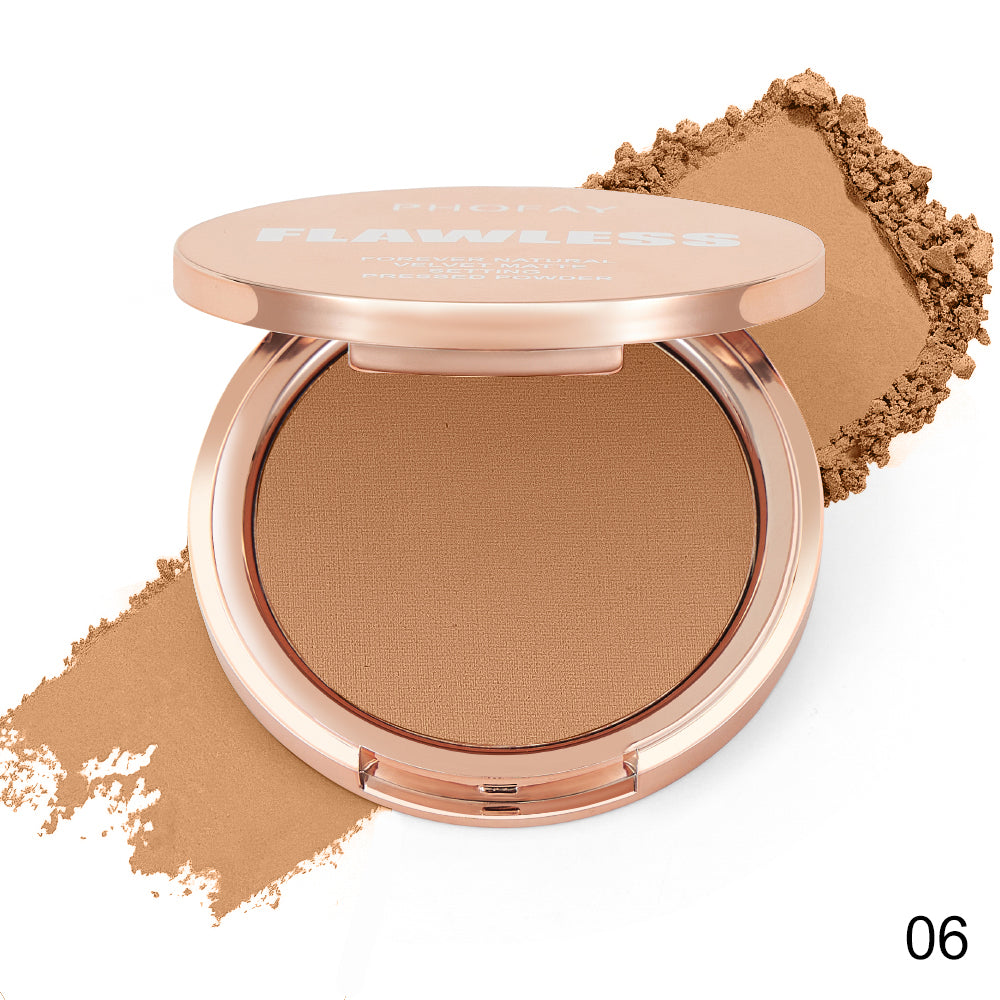 Matte Pressed Setting Powder - Oil Control Face Makeup