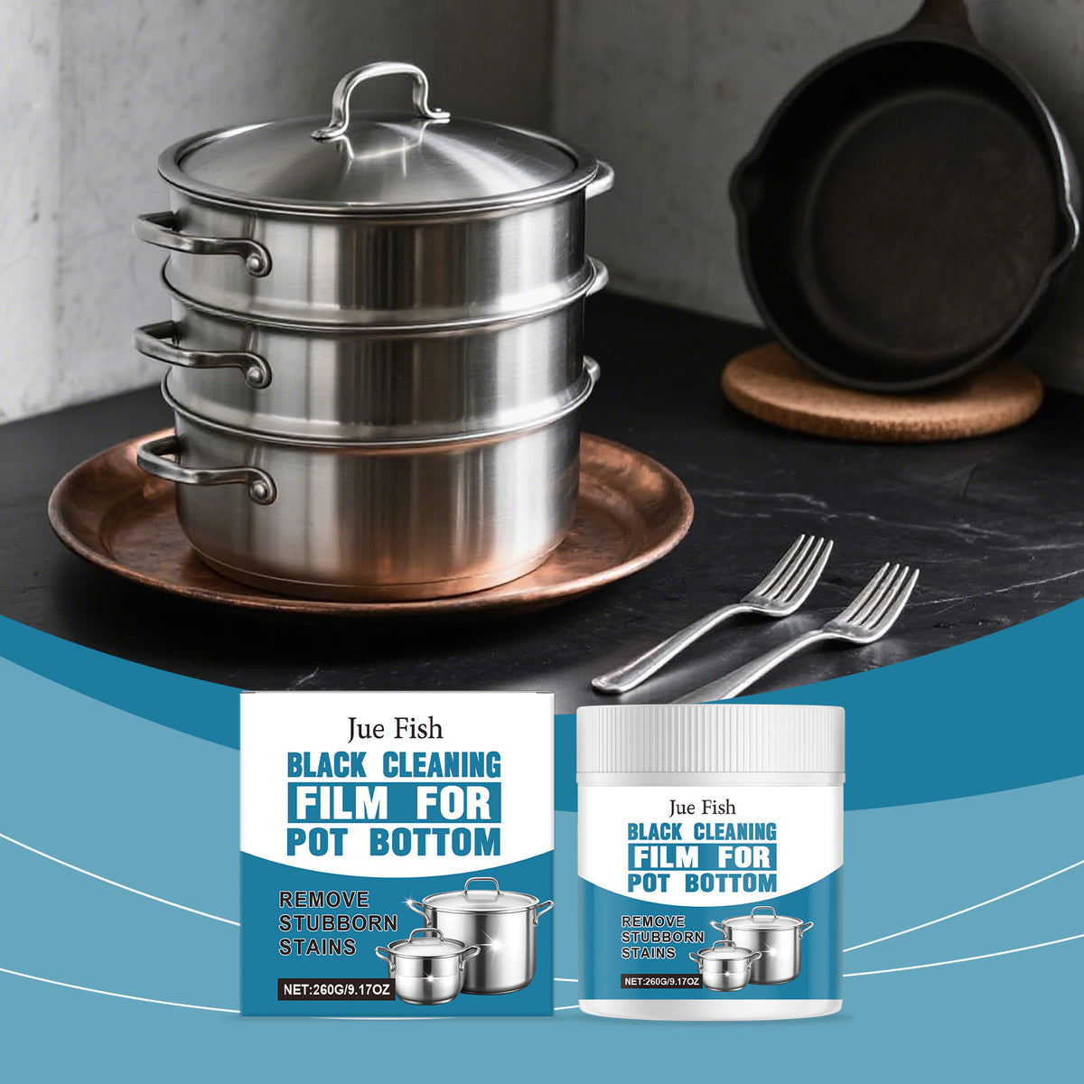 Kitchen Descaling Paste for Ice Makers and Pots - 260g