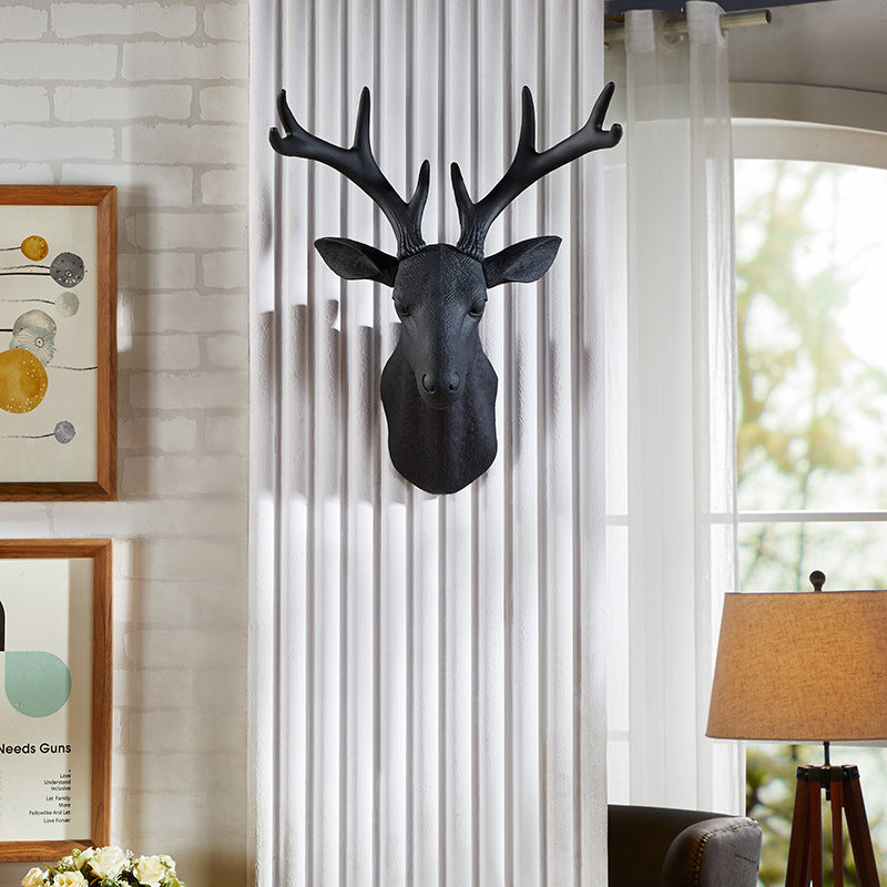Deer Wall Decoration - Animal Head Wall Art for Home & Cafe, Nordic Style