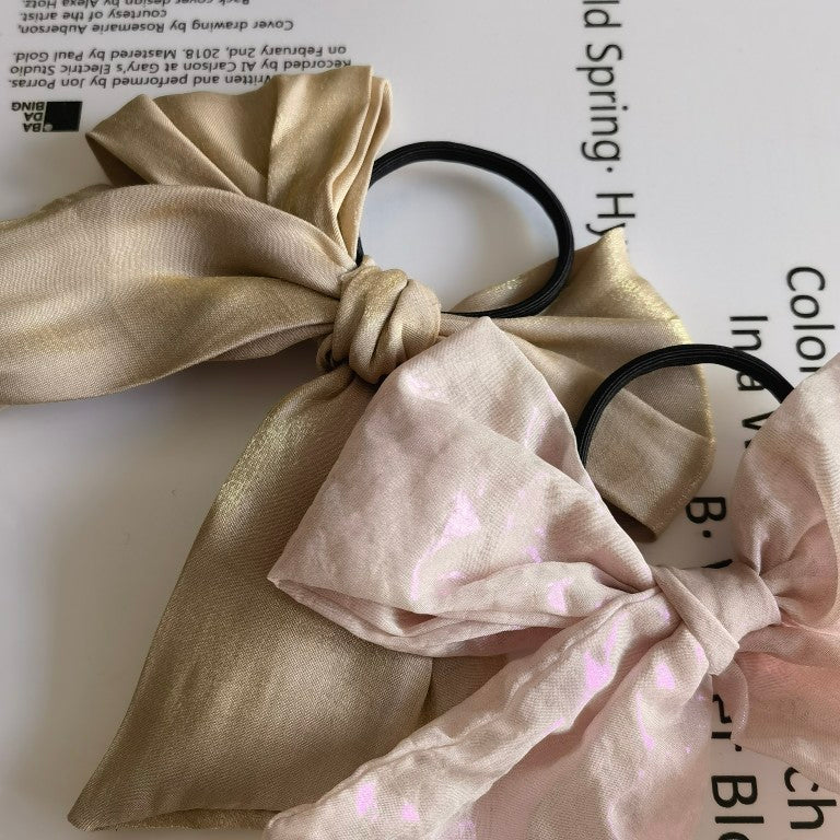 Silk Hair Rope Bow Headdress Accessory