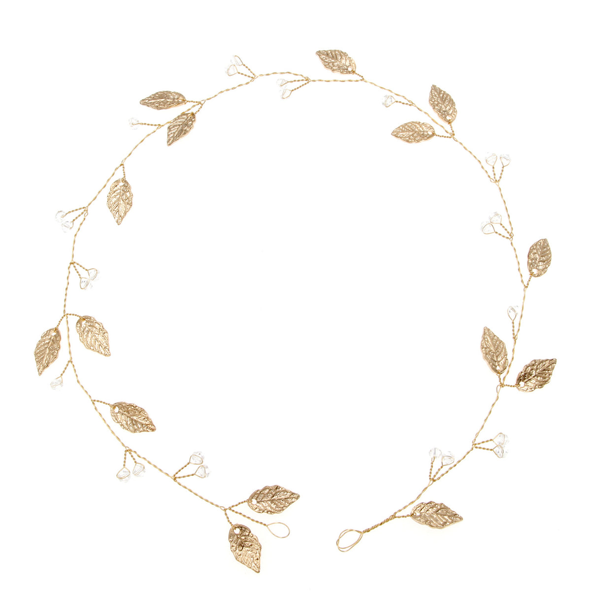 Handmade Alloy Leaf Hair Comb - Elegant Hair Accessory for Women