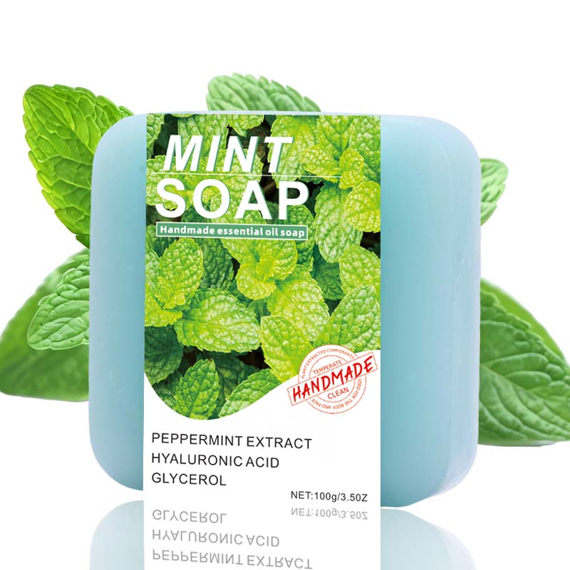 Peppermint Essential Oil Soap Bar 100g