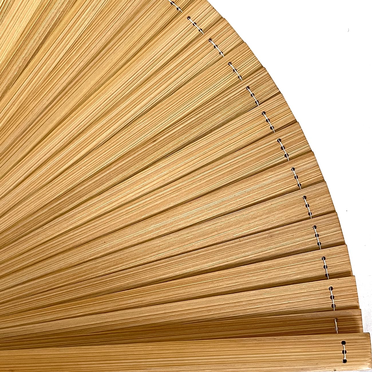 Elegant Handmade Bamboo Silk Handheld Fan - Beige