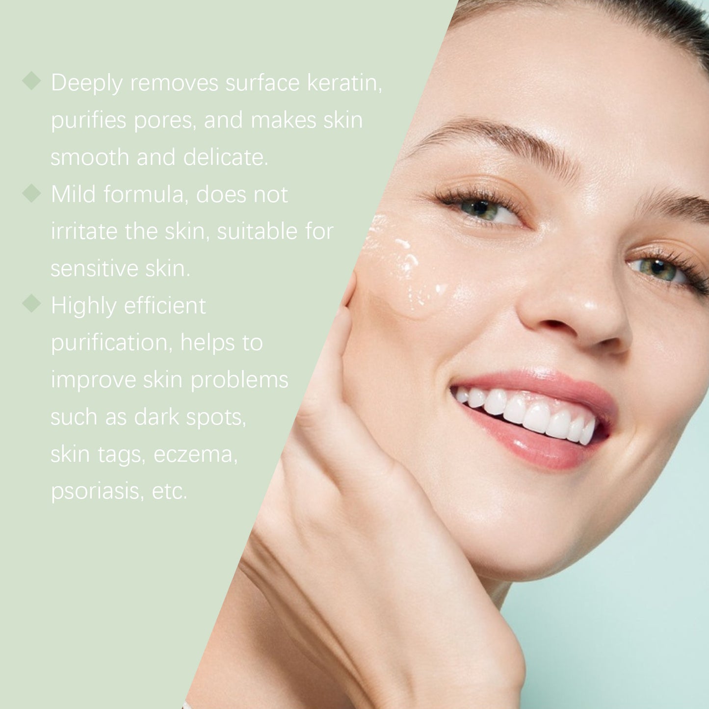 Gentle Exfoliating Gel for Face and Body - Brightening Skin Cleanser