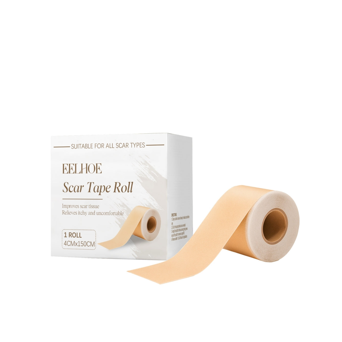 Silicone Scar Patch - Healing Skin Repair Roll with Tea Tree & Aloe