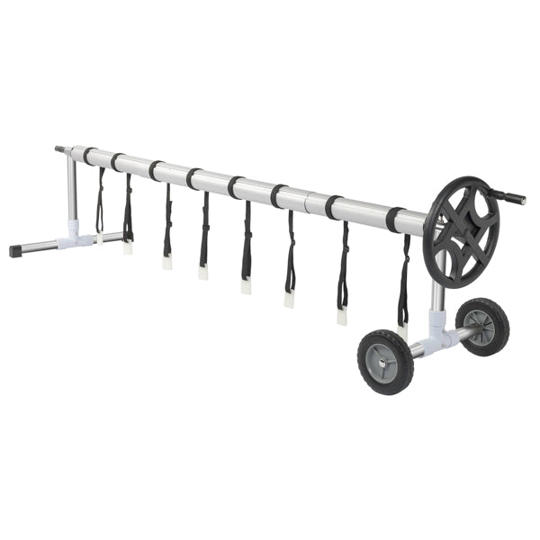 18ft Swimming Pool Membrane Roller - 5 Sections, 60kg Black