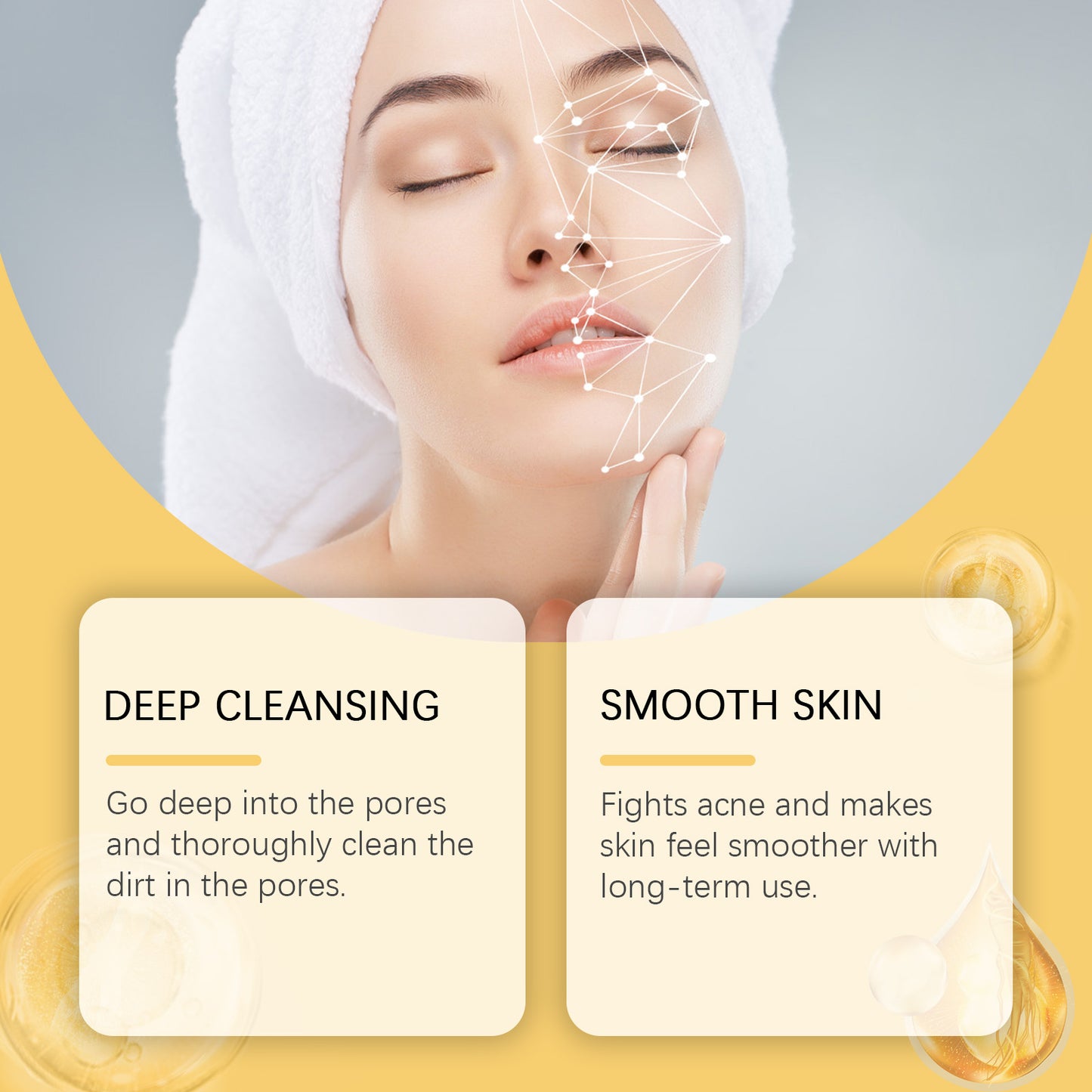 Turmeric Facial Cleansing Oil with Kojic Acid & Lemon Extract - 30ml