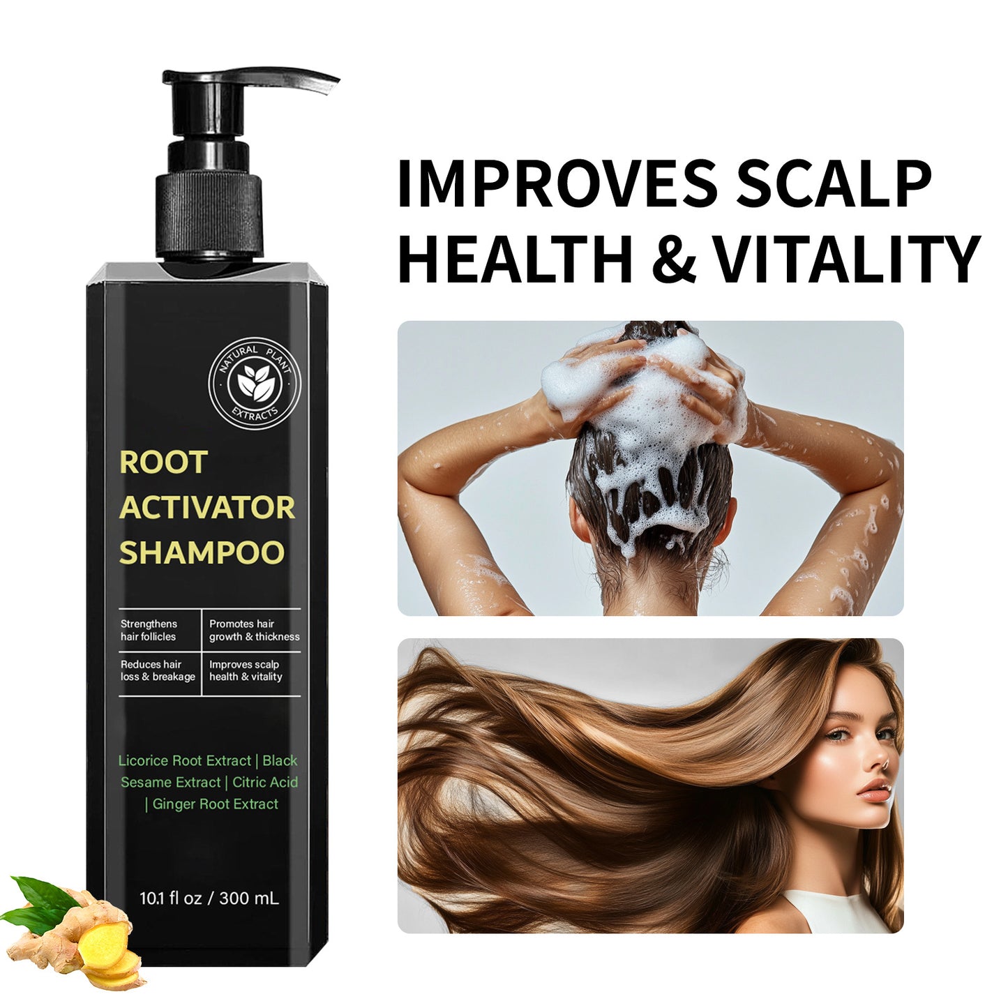 Anti-Dandruff Hair Shampoo for Scalp Control & Nourishment - 300ml