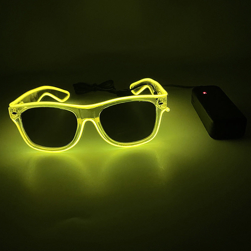 LED Goggles Nightclub Dance Party Props - Colorful Light-up Costume Accessories
