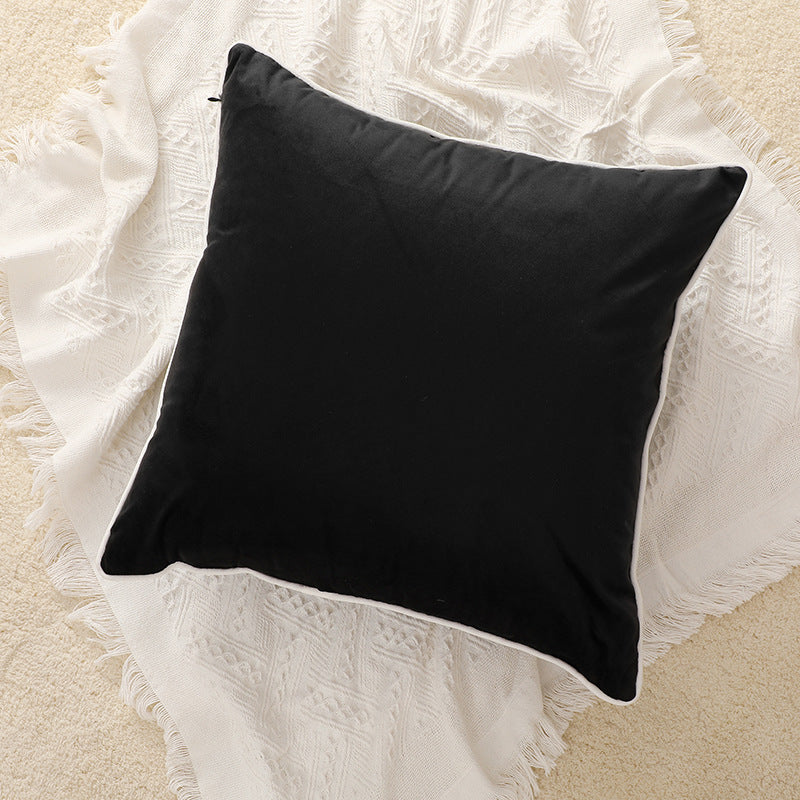 Solid Color Velvet Pillowcase - Home Decor Bedding 45x45CM