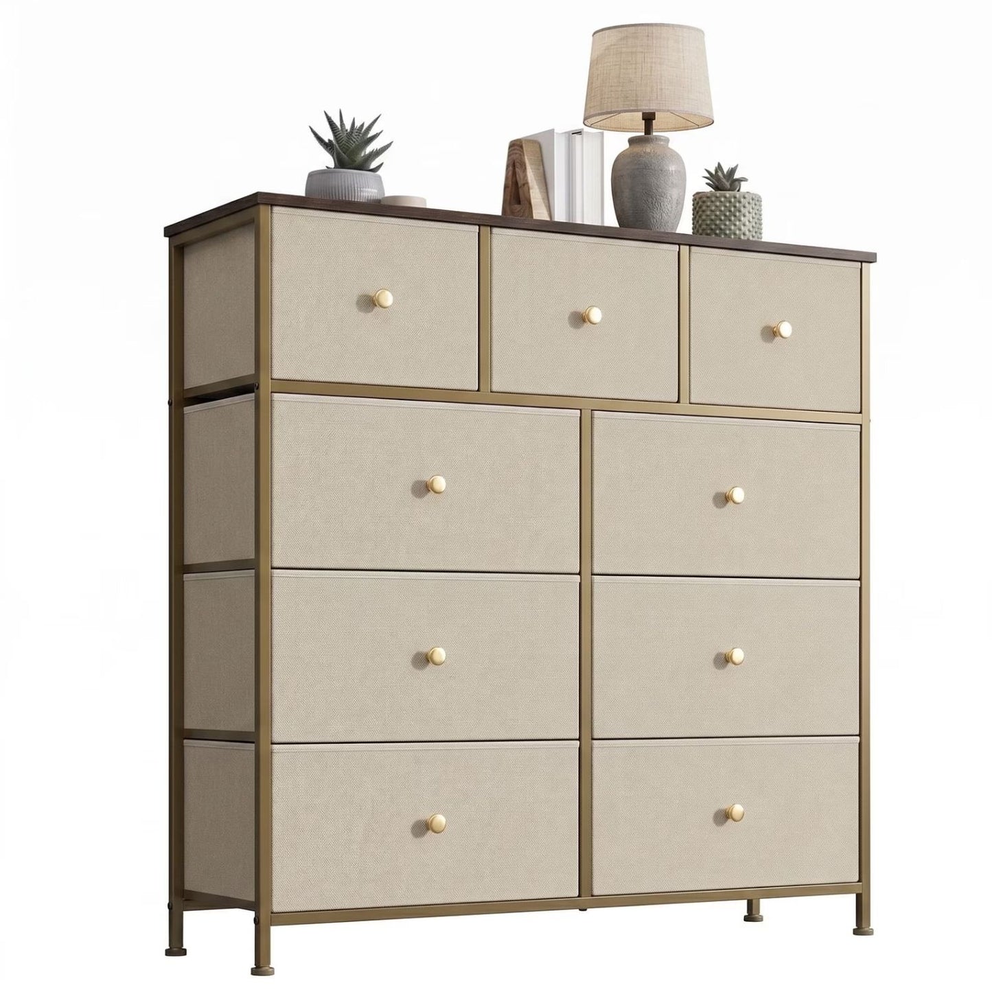 Fabric Dresser - Versatile Chest of Drawers for Bedroom & Entryway