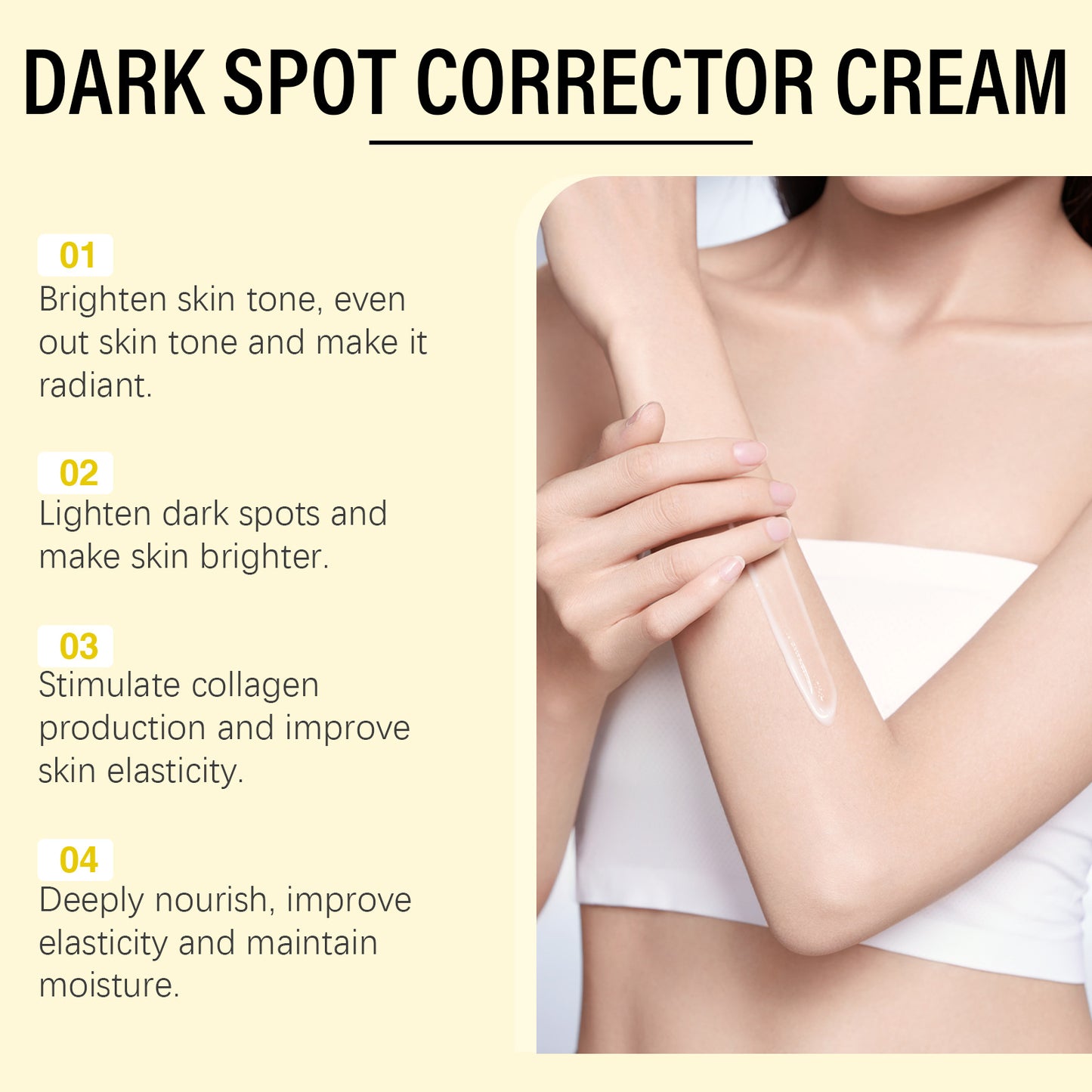 Moisturizing Body Cream - Hydrating Skin Care with Arbutin & Collagen, 50g
