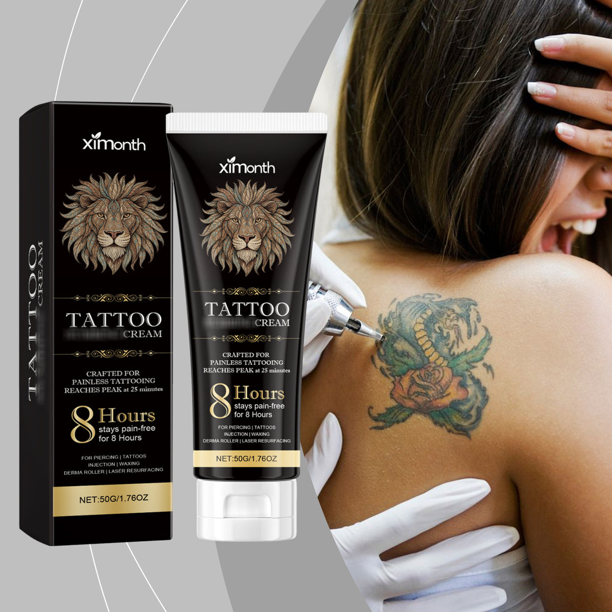 Nourishing Moisturizing Skin Tattoo Neck Cream