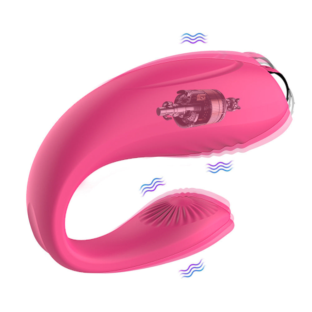 Portable U-Shaped Vibrator with 10 Vibration Modes for Women