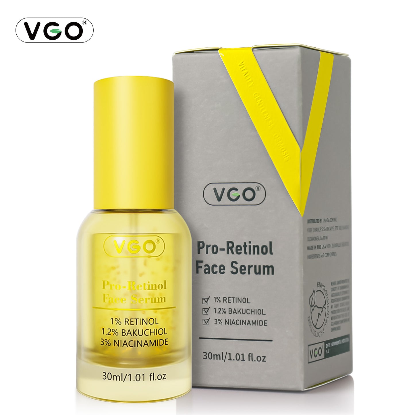 Pro-Retinol Face Serum for Anti-Aging and Skin Brightening - 30ml